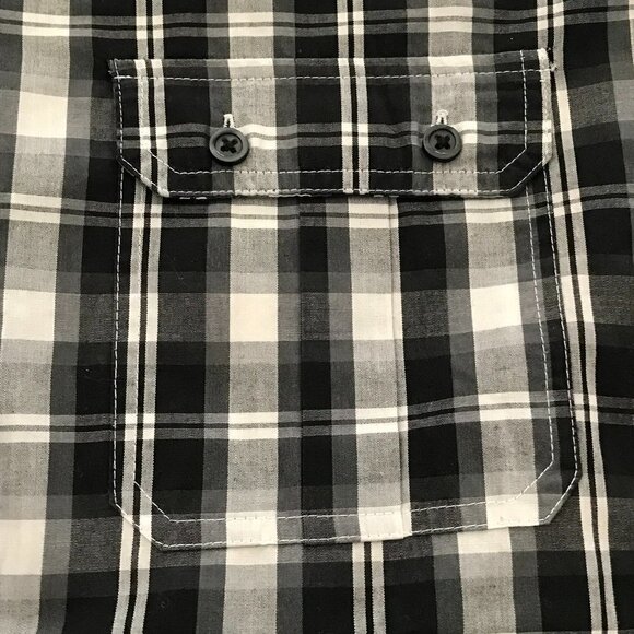 Alfani Men Slim Fit Plaid Long Sleeve Button-Down Shirt - Picture 5 of 14